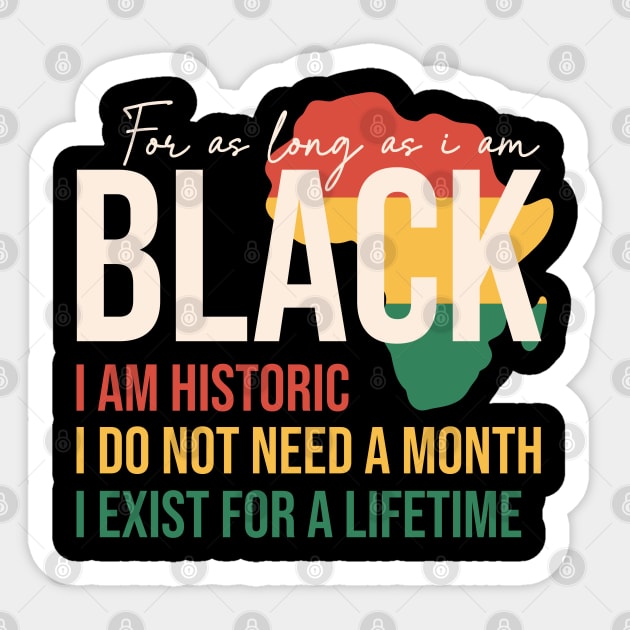 I'm Historic Black History Month Gift Sticker by BadDesignCo